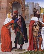 Master of Moulins The Meeting of Saints Joachim and Anne at the Golden Gate china oil painting reproduction